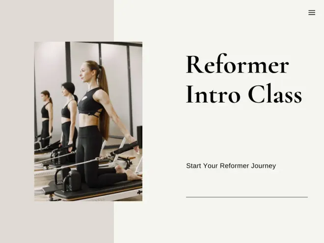 Reformer Intro Class